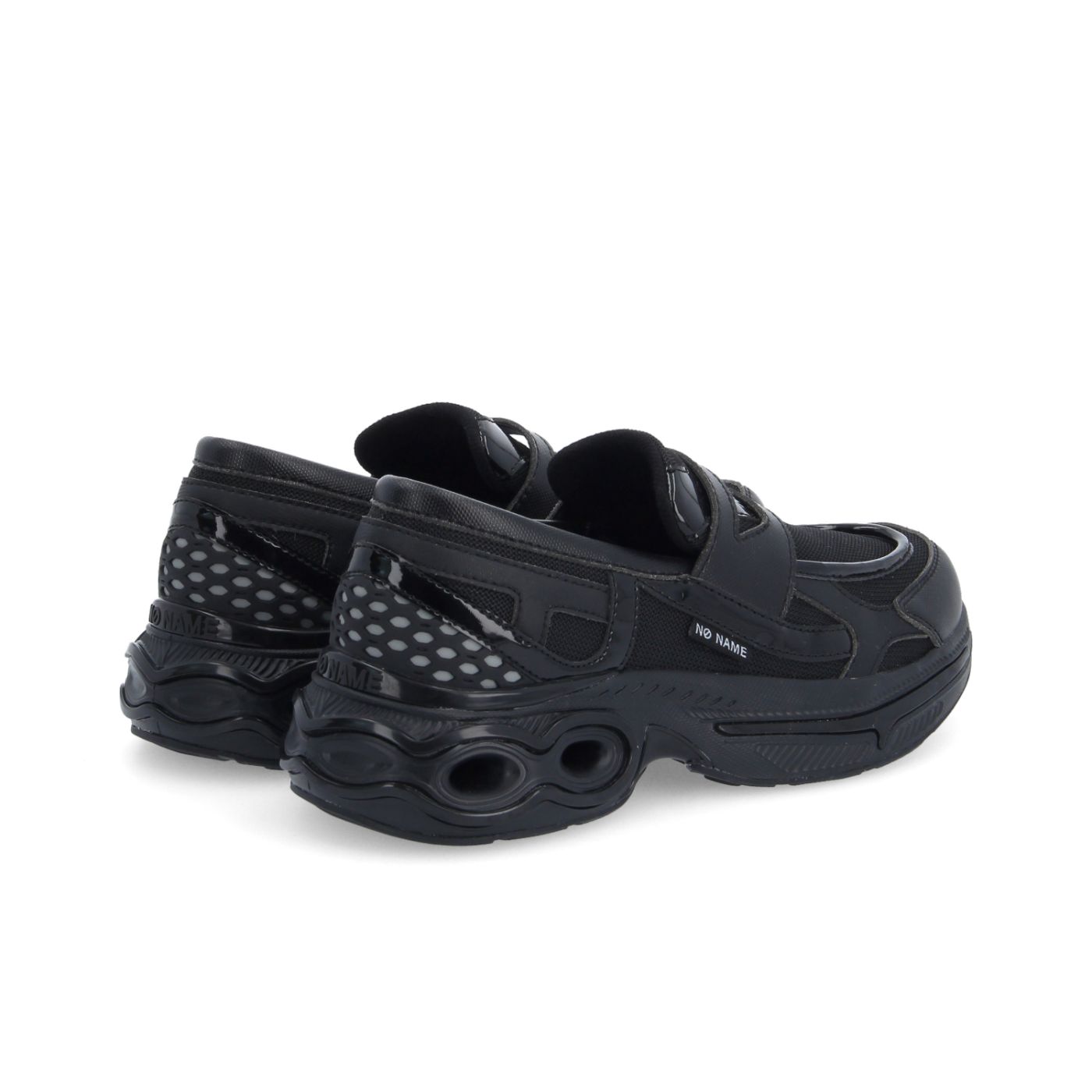 WILLO MOC W - MESH/NAPPA - BLACK